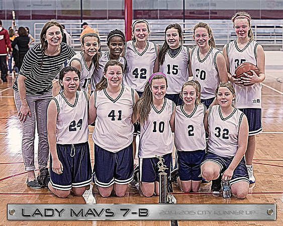 7B Lady Mavs Runner Up 8x10